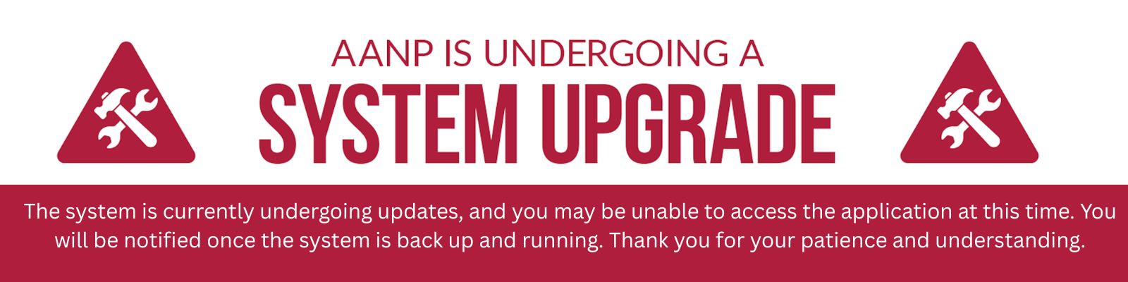 AANP System Upgrade